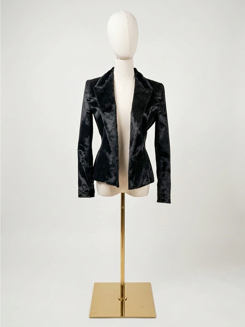 Vintage Emporio Armani Structured Blazer Jacket Black Italy IT 40 US 4